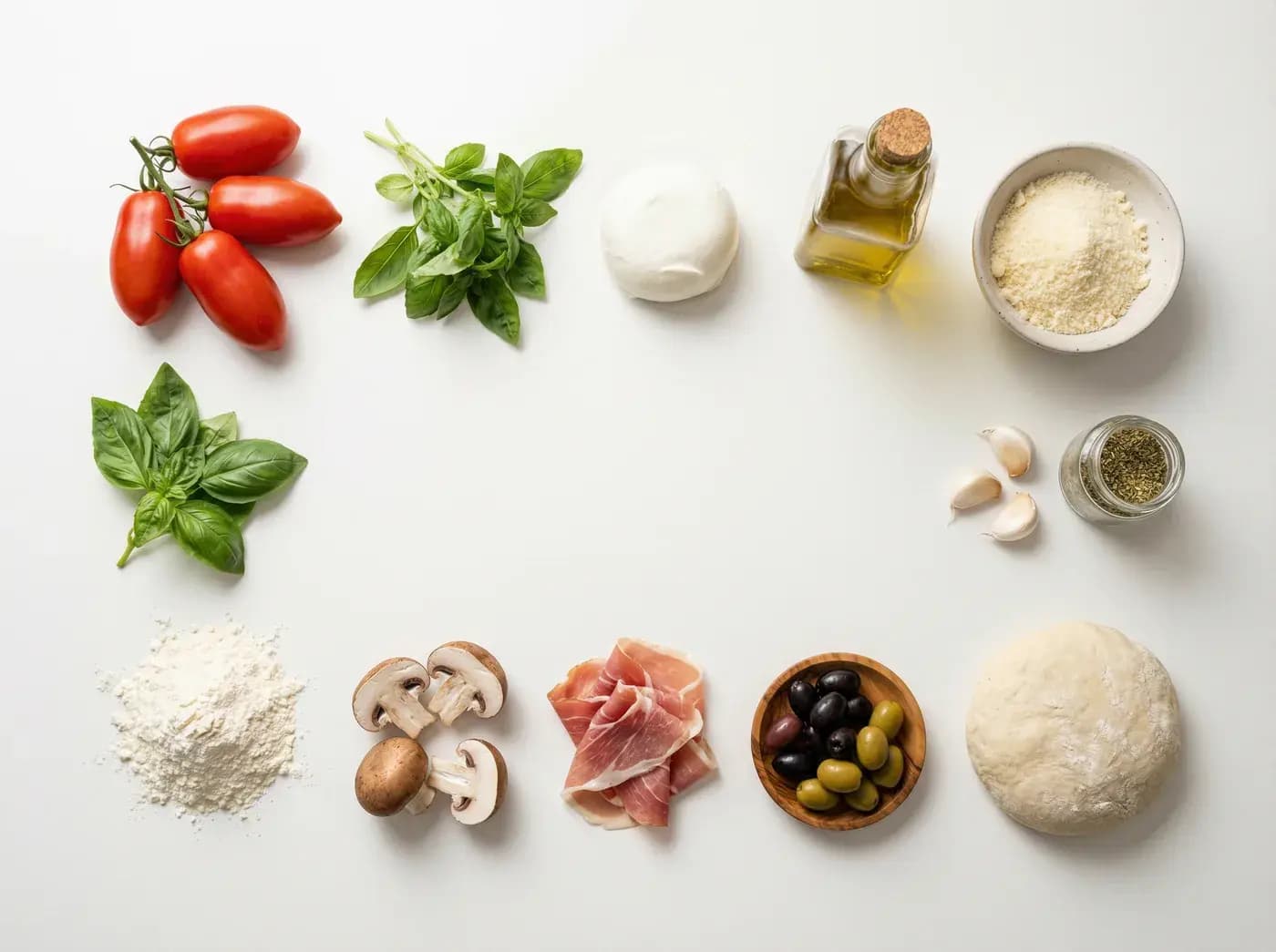 Zutaten aus Italien